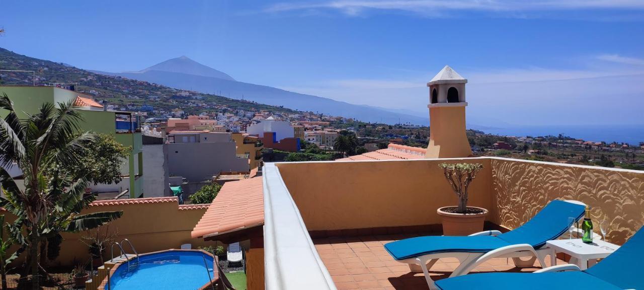 Casa" Vistas Al Teide" Mar Piscina Privada Parking Cubierto Gratuito En Las Instalaciones La Victoria de Acentejo Exterior photo