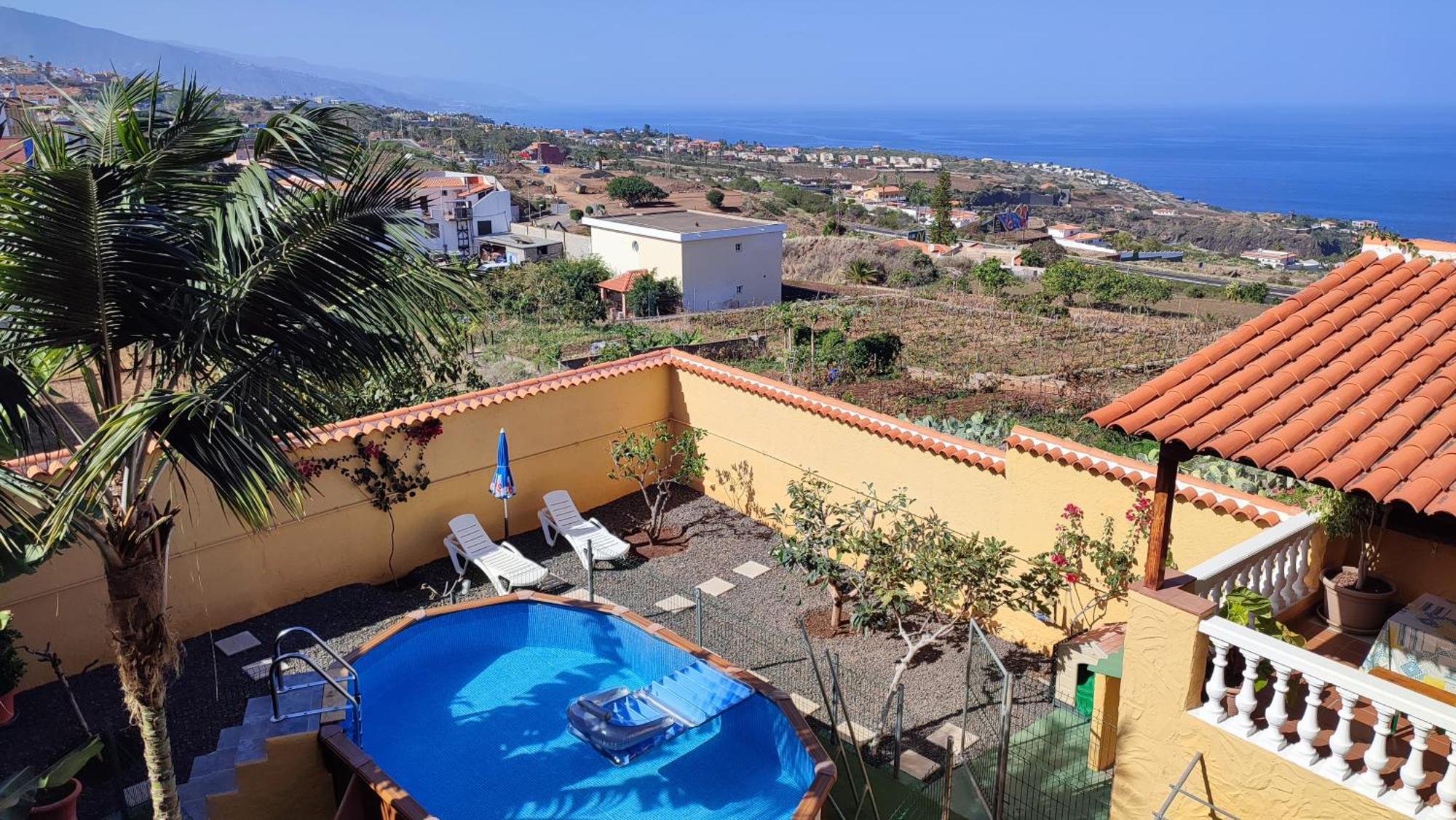 Casa" Vistas Al Teide" Mar Piscina Privada Parking Cubierto Gratuito En Las Instalaciones La Victoria de Acentejo Exterior photo